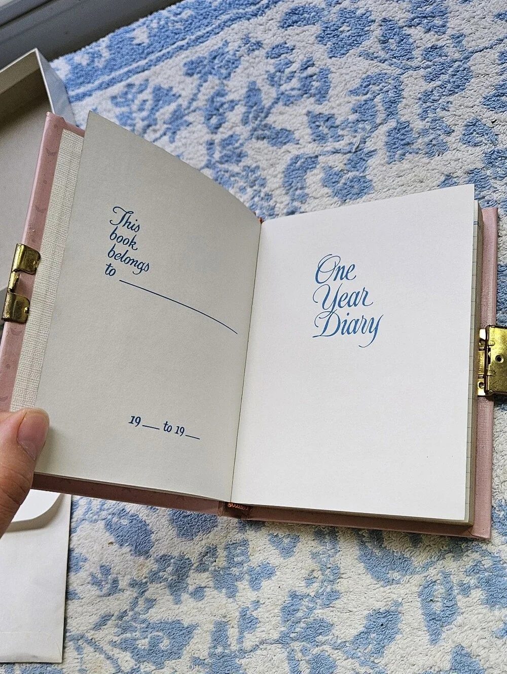 Vintage Markings From Thomas Nelson 1 Year Mini Diary New In Box 4.5